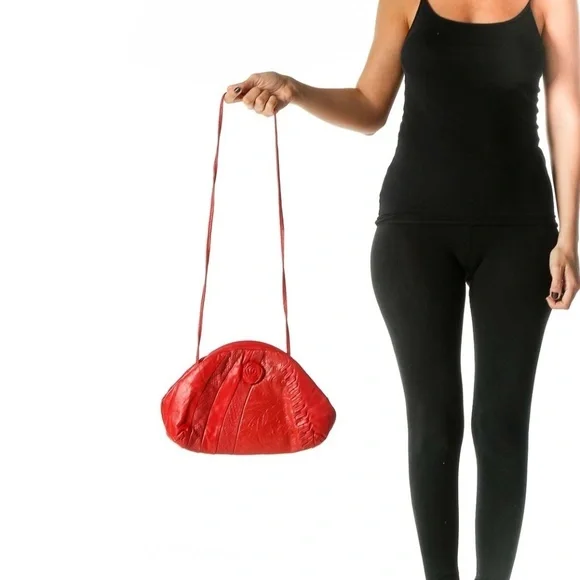 SilkRoll Red Crossbody Bag - Picture 1 of 4